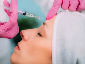 تزریق ژل پیشانی
